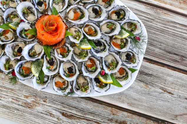 Peter's Marinated Oyster Platter